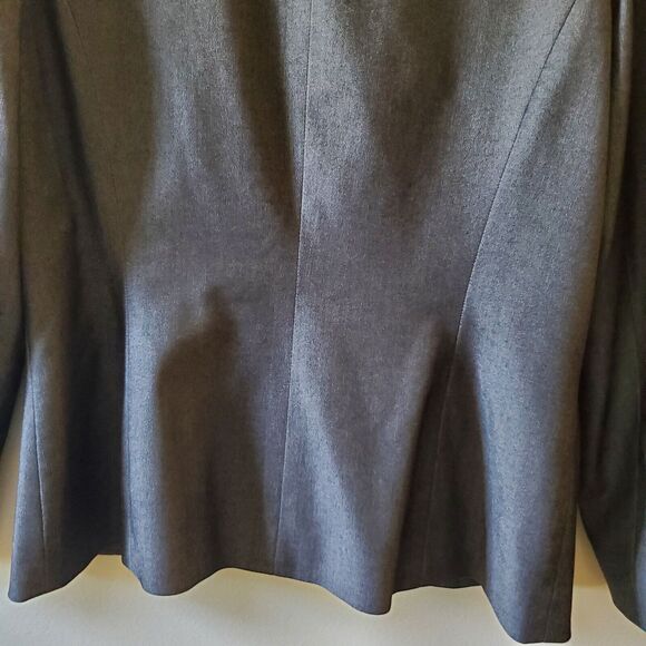 APOSTROPHE Stretch Blazer Womens Size 12 Gray Wear to Work Career - Picture 5 of 12